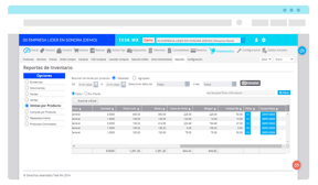 Software administrativo con reportes detallados para evaluar tus inventarios